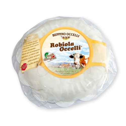  ROBIOLA OCCELLI: cașcaval moale, apetisant, cu o coajă cu gust de nucă comestibilă ~ 120 g / buc.